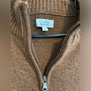 Croft & Barrow 3/4 Zip Sweater
